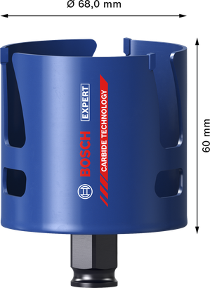 BoschEXPERT 建築材料孔鋸 68 x 60 毫米